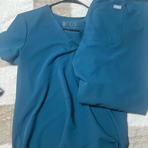 Figs Blue Medical Jumpsuit for Healthcare Professionals